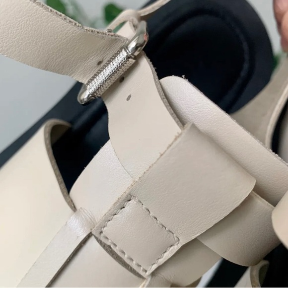 Leather fisherman sandals (size 36) - Picture 3 of 5